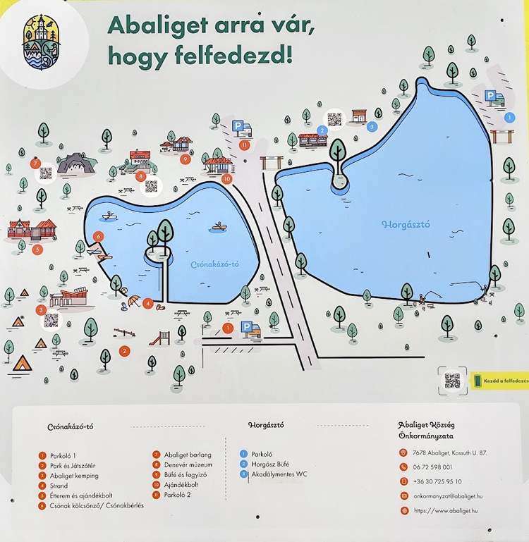 Abaliget térképe