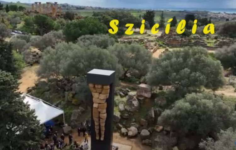 Szicília új csodája egy nyolc méteres kőóriás  Agrigentoban
