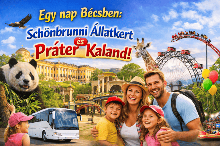 Egy nap, amit a gyerekek biztosan nem felejtenek el: irány Bécsben a Schönbrunni Állatkert és a Práter vidámparkja