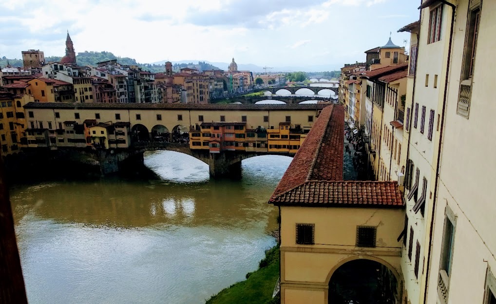 Firenze Vasari folyoso