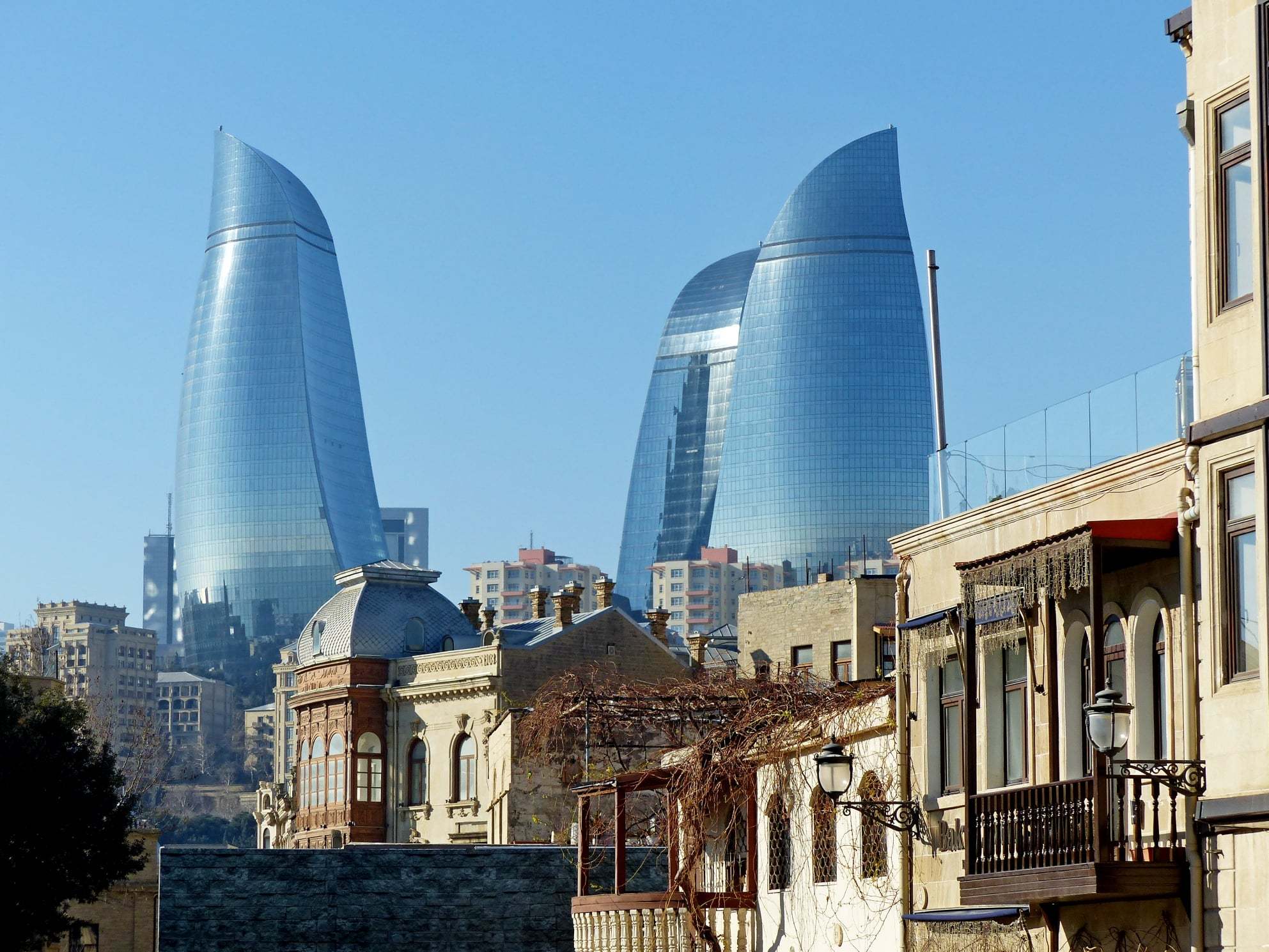 Flame towers