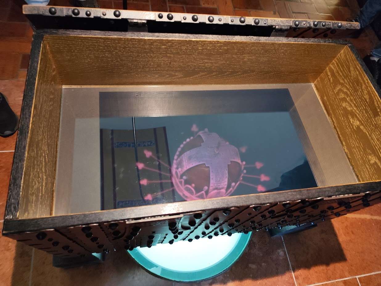 Füzér szentkorona hologram