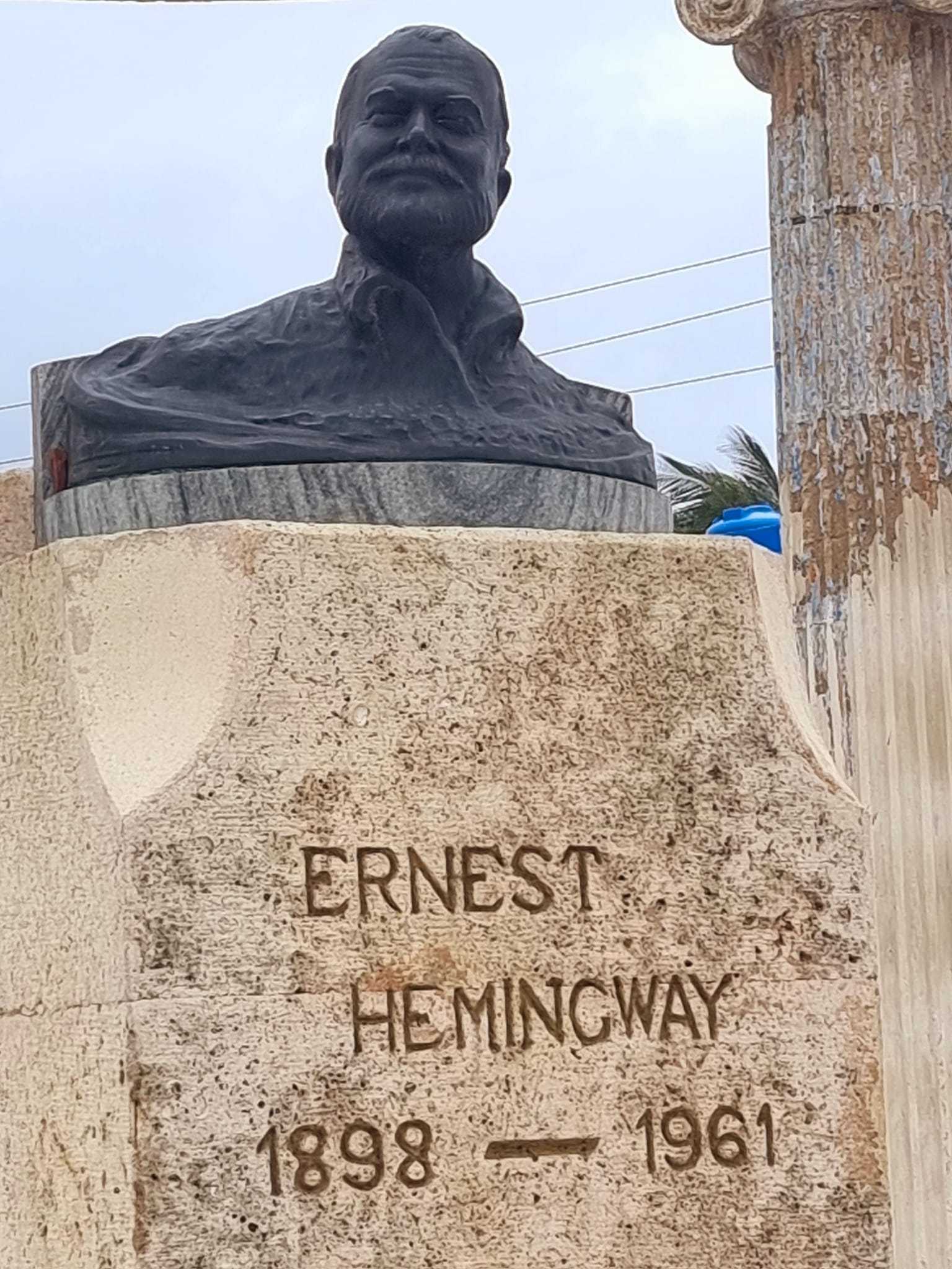 Hemingway mellszobra Cojímarban