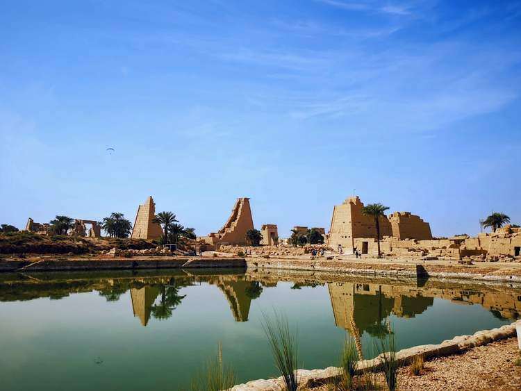 Karnak templom tó