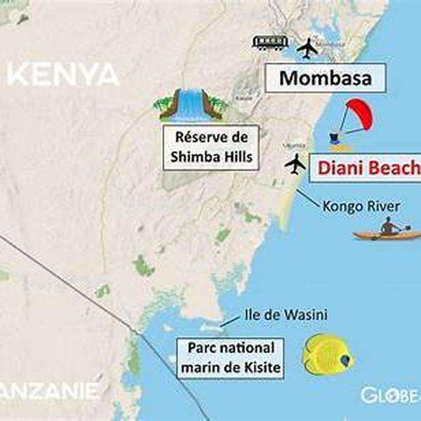 Kenya térképe