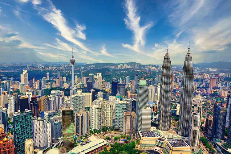 Kuala Lumpur látképe
