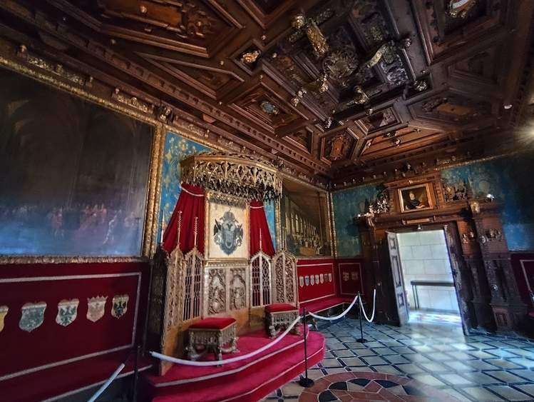 Laxenburg Franzensburg belső