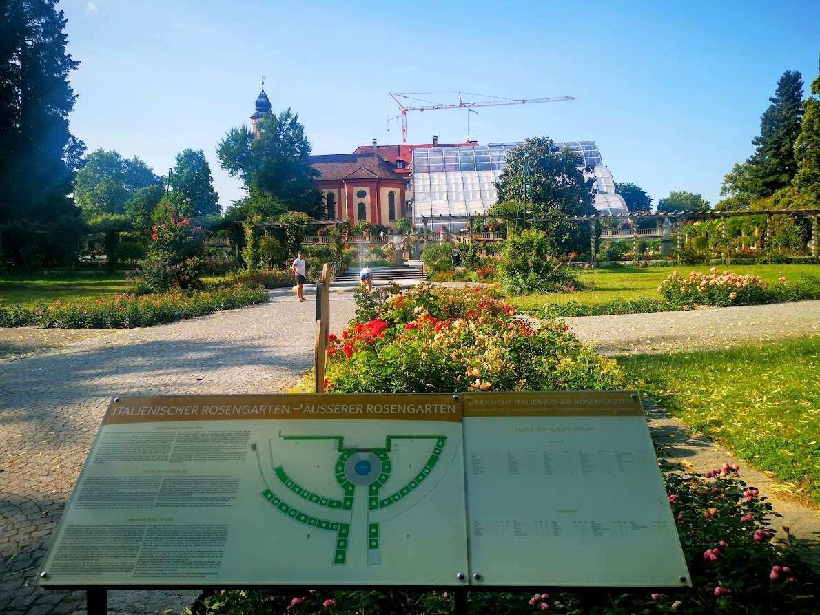 Mainau olasz rózsakert