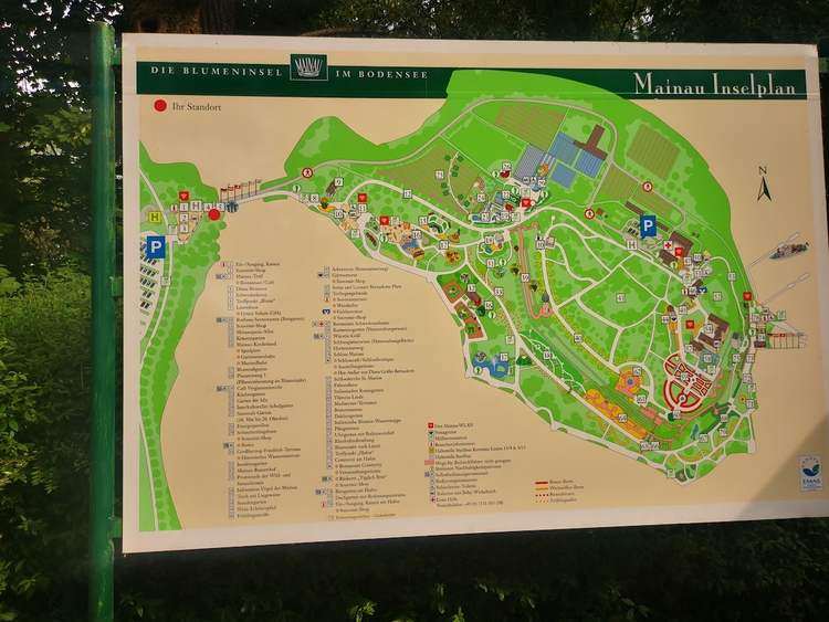 Mainau térképe