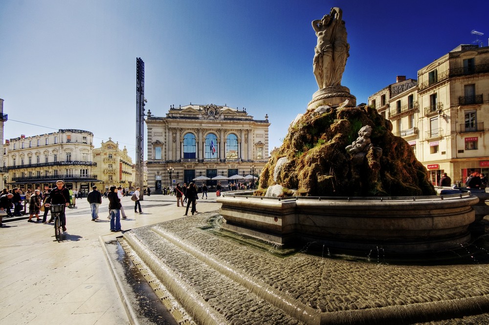 Montpellier Comedie tér