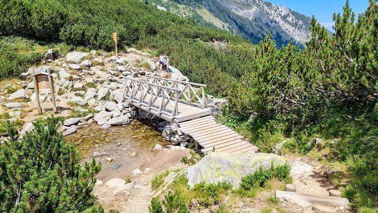 Pirin hegység Bansko nyáron