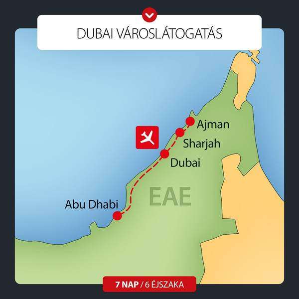 Premio Dubai városlátogatás