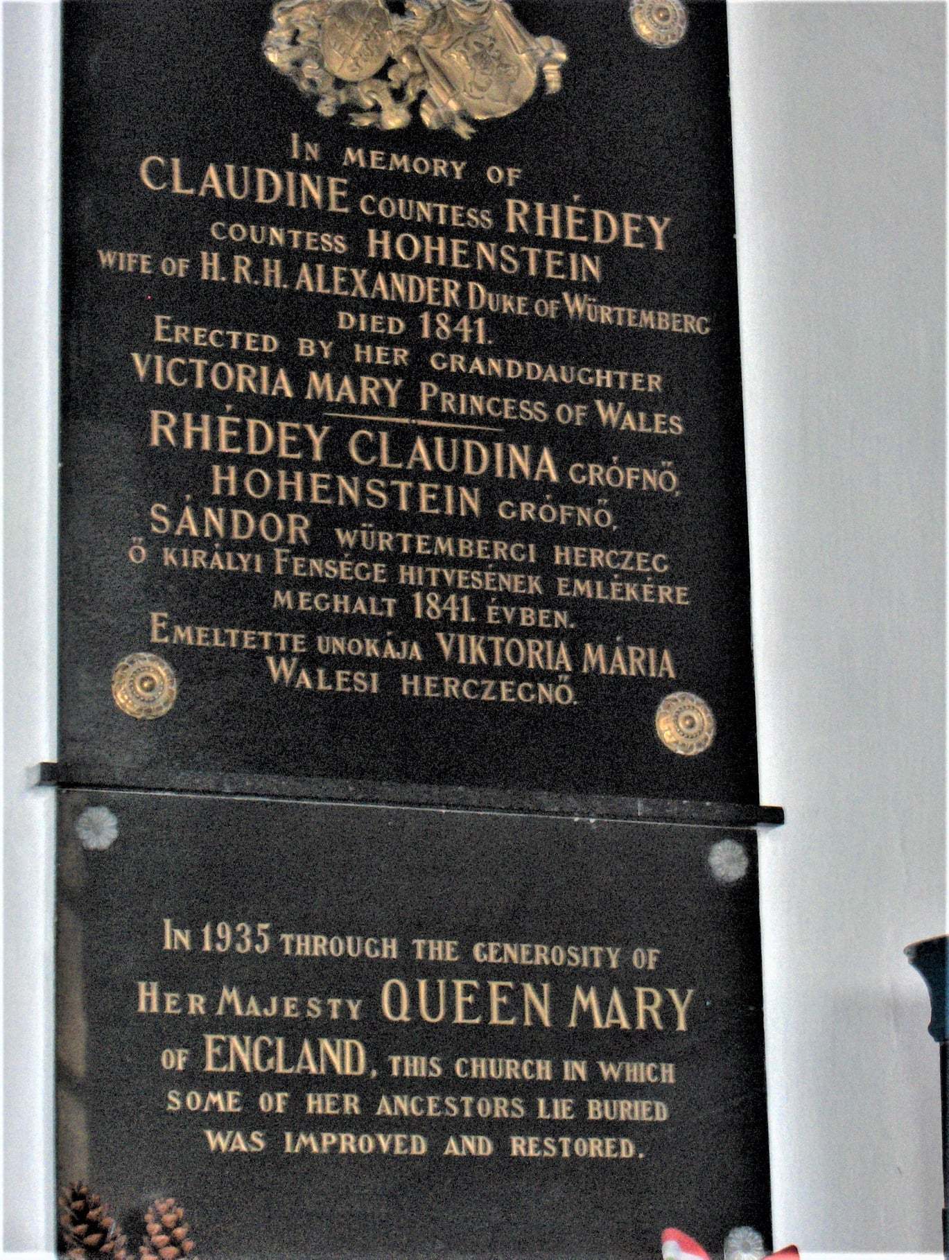 Rhédey klaudia sírja