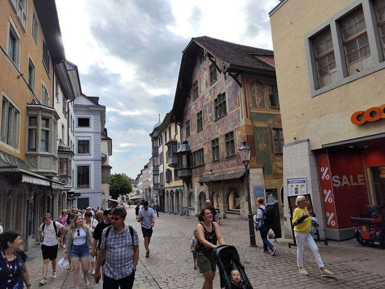 Schaffhausen utcaképe