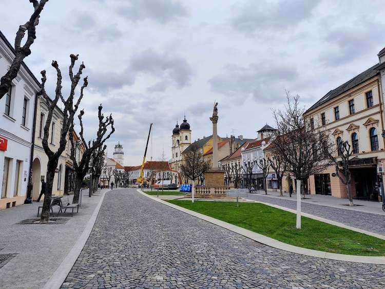 Trencsény főtere