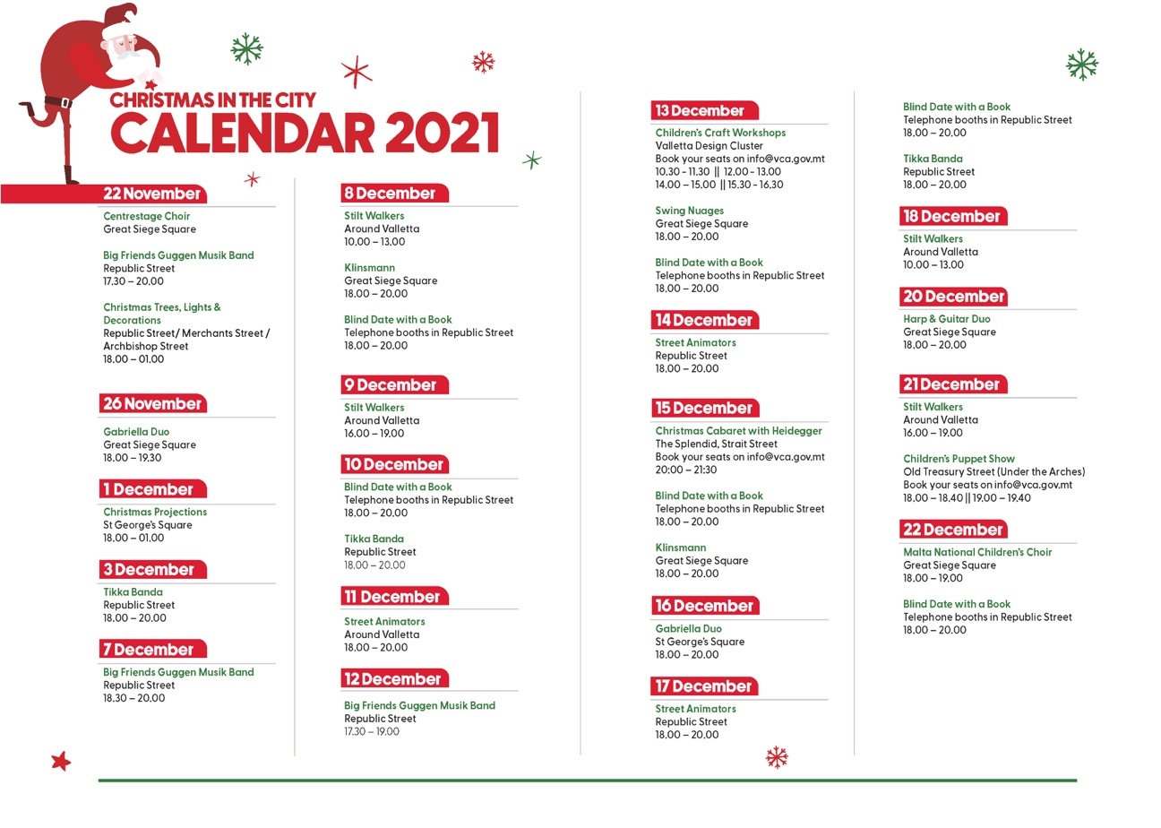 advent malta naptár21