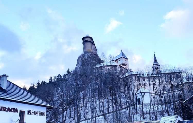 árva vára téli panoráma