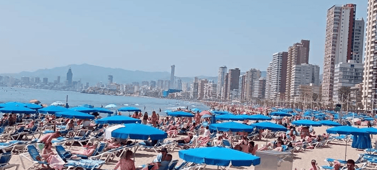 benidorm strandja