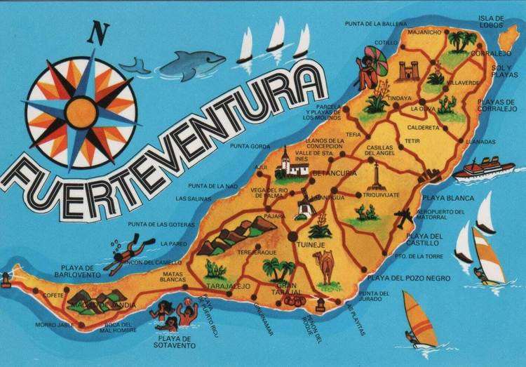 fuerteventura térképe