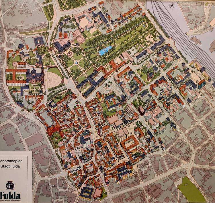 fulda várostérképe