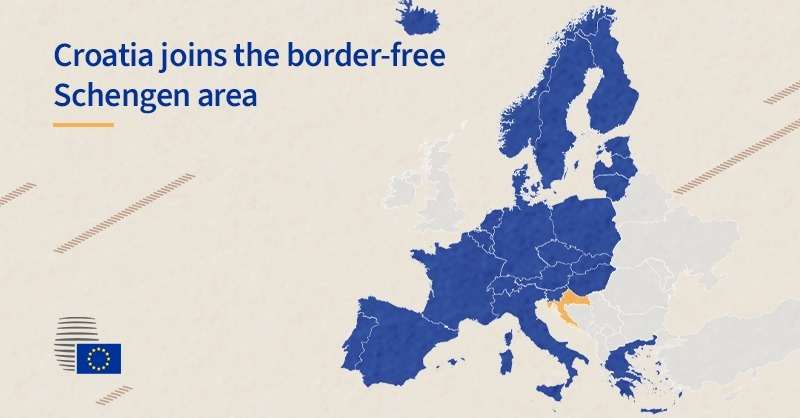 horvátország is schengen
