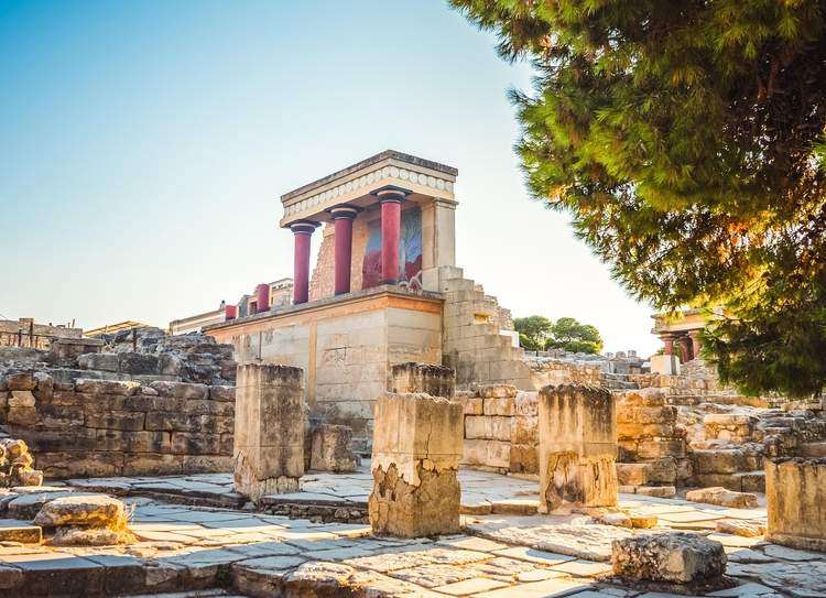 kreta knossos palota