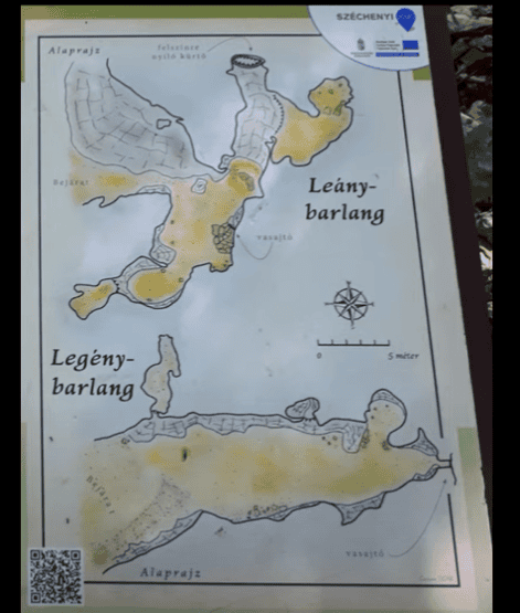 leány és legény barlang tábla