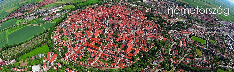 Nördlingen, a különleges kráter város