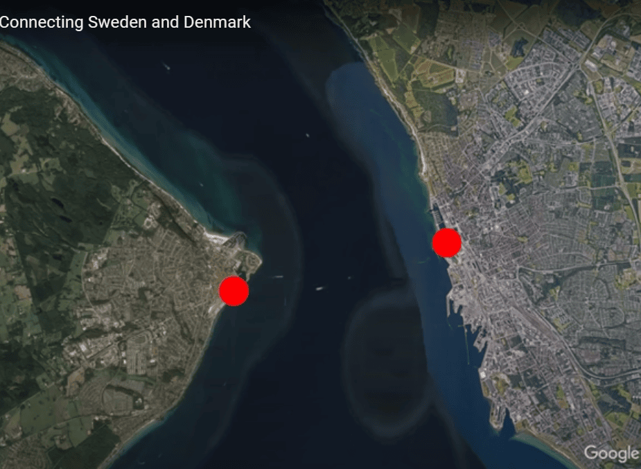ödesund híd helye