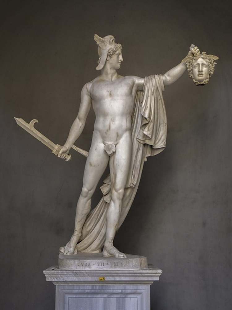 olaszo vatikan muzeum perszeusz meduza