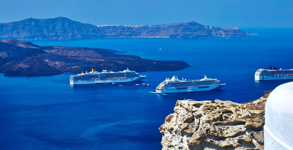 santorini hajok