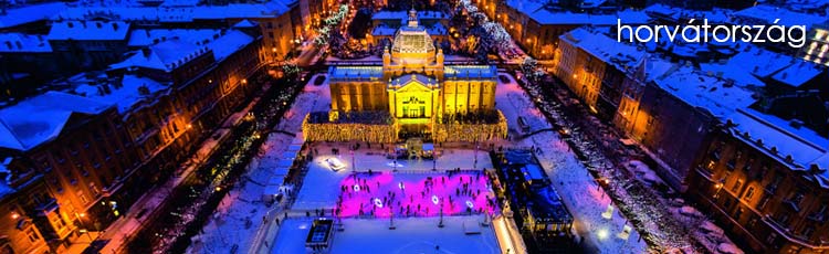 Advent Zágrábban – koncertek, jégpálya és 220 platánfa